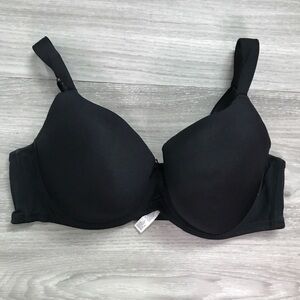 LAURA ASHLEY WOMENS UNDEWIRE BLACK BRA 42D